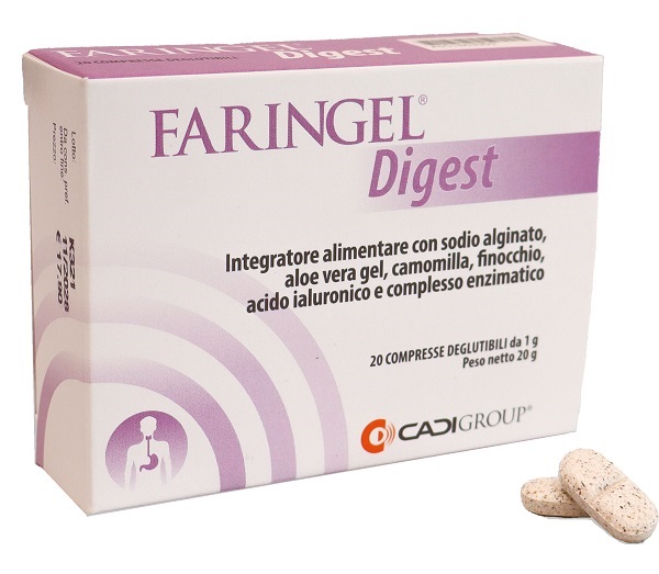 FARINGEL DIGEST 20 COMPRESSE DEGLUTIBILI - Speedyfarma.it