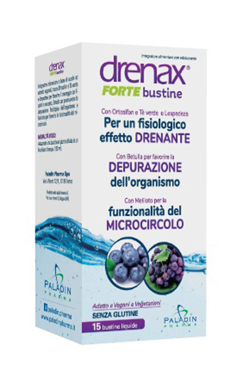 DRENAX FORTE MIRTILLO E UVA 15 BUSTINE - Speedyfarma.it