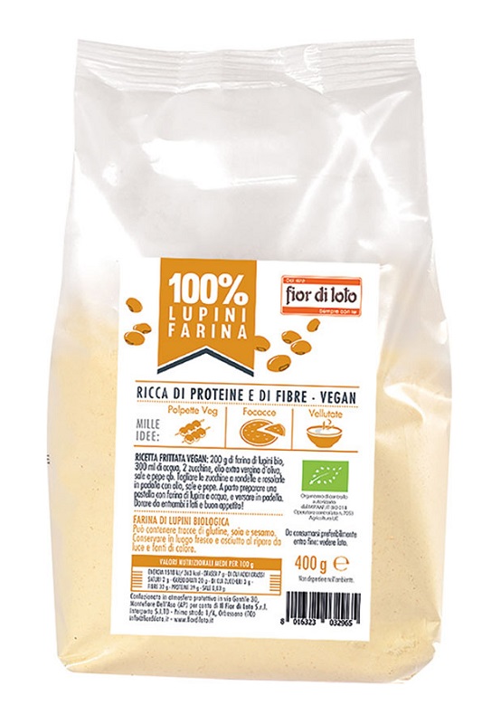FIOR DI LOTO FARINA DI LUPINI BIO 400 G - Speedyfarma.it