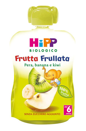 HIPP BIO FRUTTA FRULLATA PERA BANANA KIWI 90 G - Speedyfarma.it