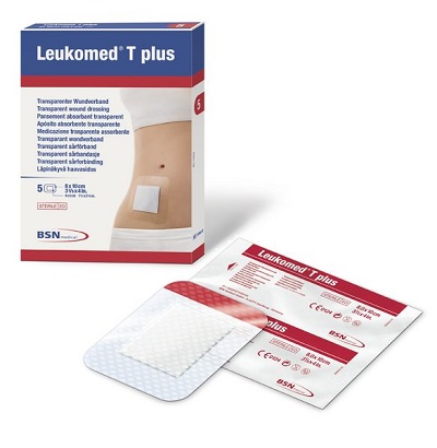 MEDICAZIONE POST-OPERATORIA LEUKOMED T PLUS TRASPARENTE IMPERMEABILE 8 X 10 CM - Speedyfarma.it