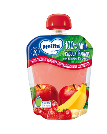 MELLIN POUCH MELA/FRAGOLA/BANANA 90 G - Speedyfarma.it