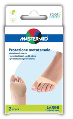 PROTEZIONE MASTER-AID PER METATARSO IN TESSUTO ELASTICO E GEL L 1 PAIO - Speedyfarma.it