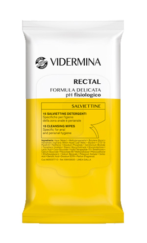 VIDERMINA RECTAL SALVIETTINE 15 PEZZI - Speedyfarma.it