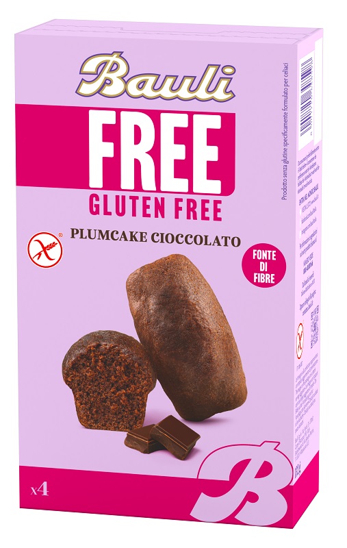 BAULI FREE PLUMCAKE CIOCCOLATO 4 PEZZI DA 33 G - Speedyfarma.it
