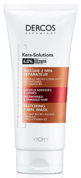 DERCOS TECHNIQUE KERASOL MASCHERA RIPARATRICE 2 MIN 200 ML - Speedyfarma.it