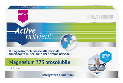 THEISS ACTIVE NUTRIENT MAGNESIUM 375 14 STICK OROSOLUBILI - Speedyfarma.it