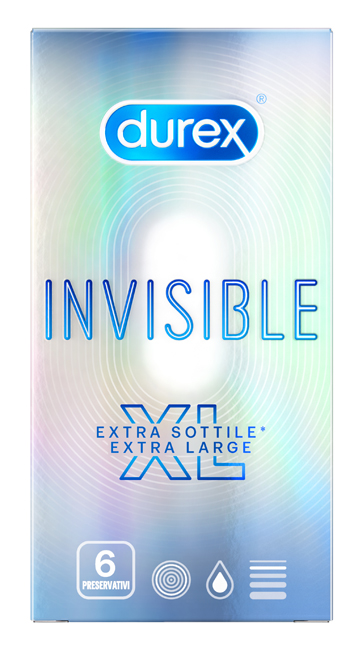 PROFILATTICO DUREX INVISIBLE XL 6 PEZZI - Speedyfarma.it
