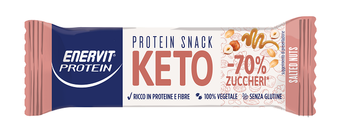 ENERVIT PROTEIN KETO SNACK SALTED NUTS 35 G - Speedyfarma.it