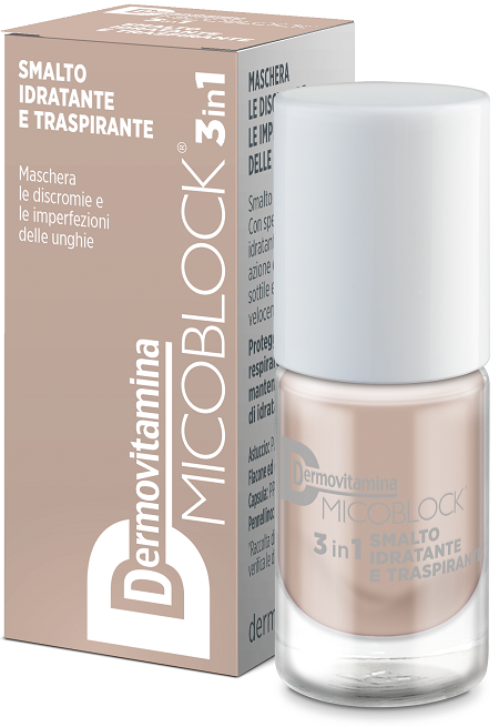 DERMOVITAMINA MICOBLOCK 3IN1 SMALTO IDRATANTE E TRASPIRANTE BEIGE 5 ML - Speedyfarma.it