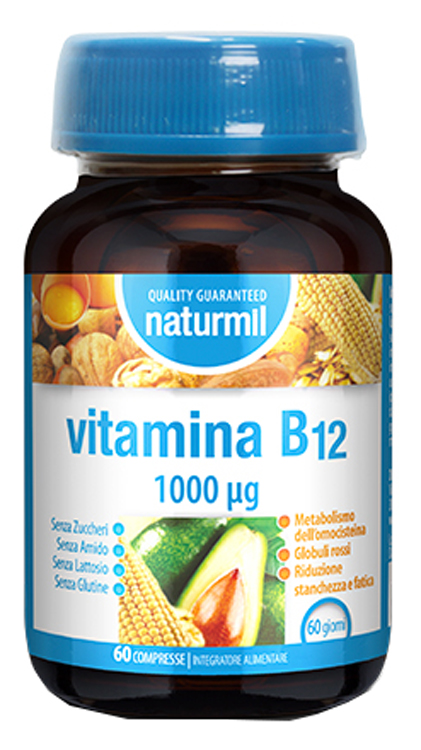 NATURMIL VITAMINA B12 1000 MCG 60 COMPRESSE DA 0,67 G - Speedyfarma.it