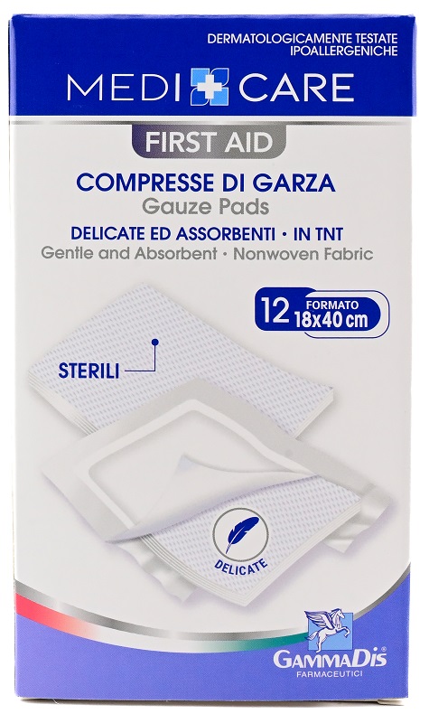 GARZA MEDICARE TNT 18X40 CM 12 PEZZI - Speedyfarma.it