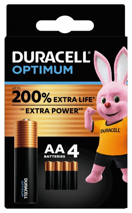 DURACELL OPTIMUM AA B4 16 PEZZI - Speedyfarma.it