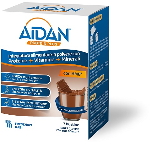 AIDAN PROTEIN PLUS CIOCCOLATO 7 BUSTINE - Speedyfarma.it