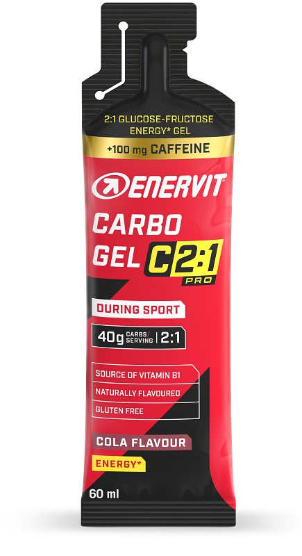 ENERVIT C2 1 PRO CARBO GEL COLA CON CAFFEINA 60 ML - Speedyfarma.it