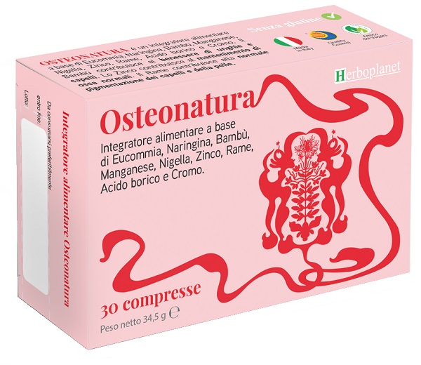 OSTEONATURA 30 COMPRESSE SENZA GLUTINE - Speedyfarma.it