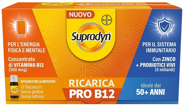 SUPRADYN RICARICA PRO B12 10 FLACONCINI - Speedyfarma.it