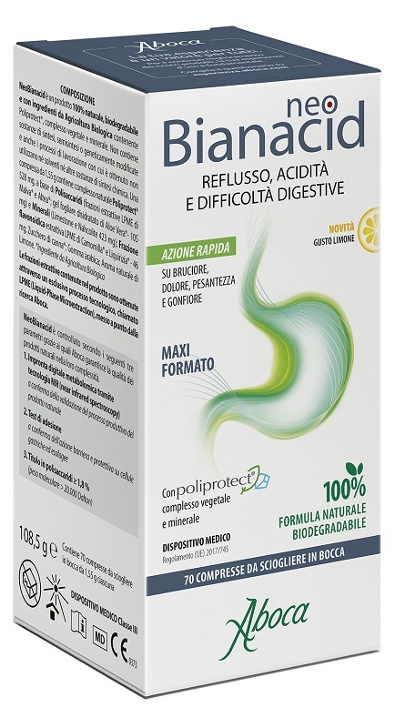 NEOBIANACID 70 COMPRESSE LIMONE - Speedyfarma.it