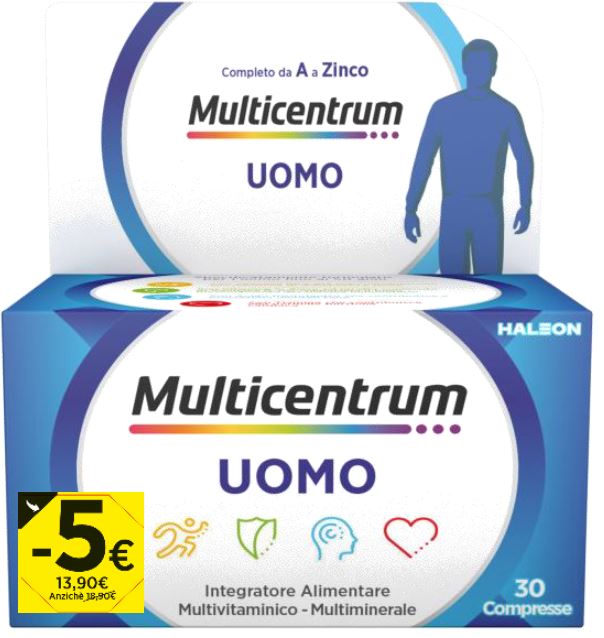 MULTICENTRUM DONNA 50+ 30 COMPRESSE PROMO 2026 - Speedyfarma.it