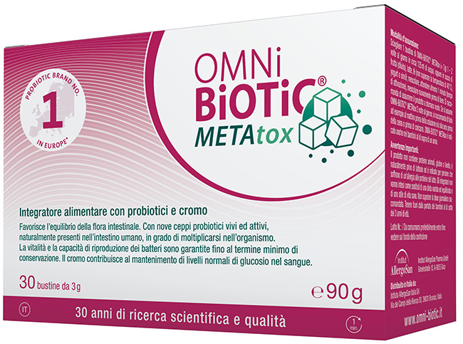 OMNI BIOTIC METATOX 30 BUSTINE 3 G SENZA GLUTINE SENZA LATTOSIO - Speedyfarma.it