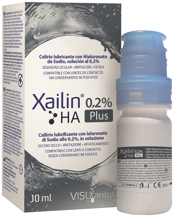 XAILIN PLUS 0,2% HA COLLIRIO 10 ML - Speedyfarma.it